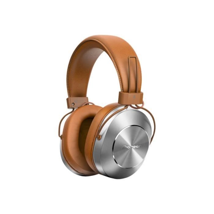 Pioneer SE-MS7BT Style Series casque avec micro sur-oreille sans fil Bluetooth NFC* jack 3,5mm brun