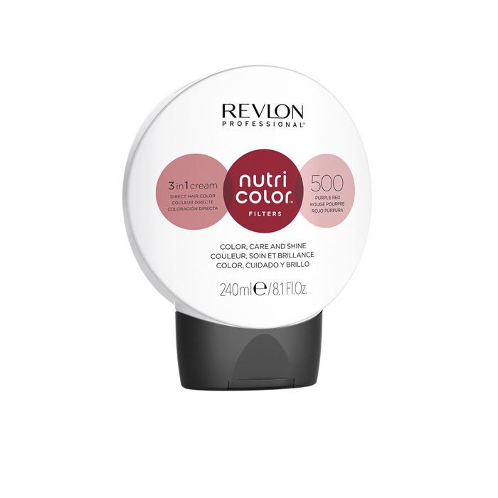 Coloration capillaire - Revlon - Nutri Color Filters 500/Rojo Violet - 240 ml - Cheveux colorés - Mixte