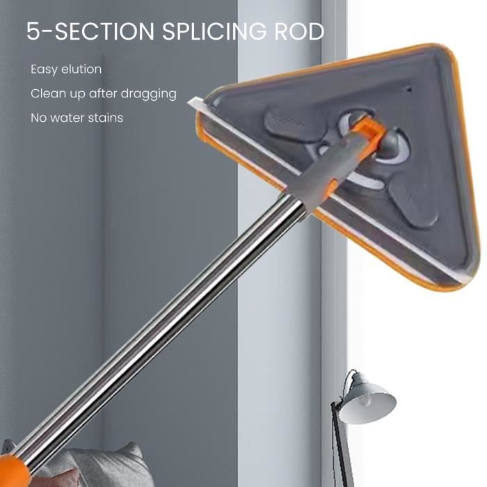 Perche Télescopique De Nettoyage 8m - Avec Brosse Rotative Et Tuyau D'eau - Pour Vitres, Panneaux Solaires, Façades - Léger Et Réglable