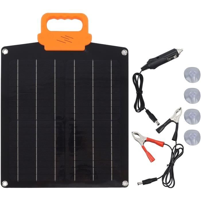Kit Panneau Solaire 180W 18V Monocristallin Portable Flexible Pour