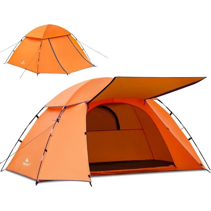 Tente De Camping Double Paroi Pour 1-2 Personnes - Légère, Stable Et étanche
