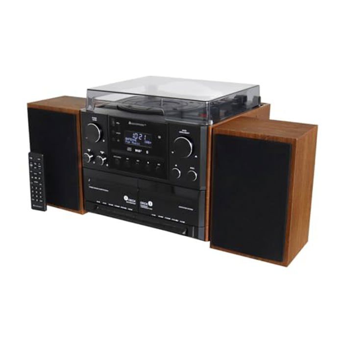 Chaîne Hi-Fi - SOUNDMASTER - MCD5600BR - DAB+ - Bluetooth - Double Cassette