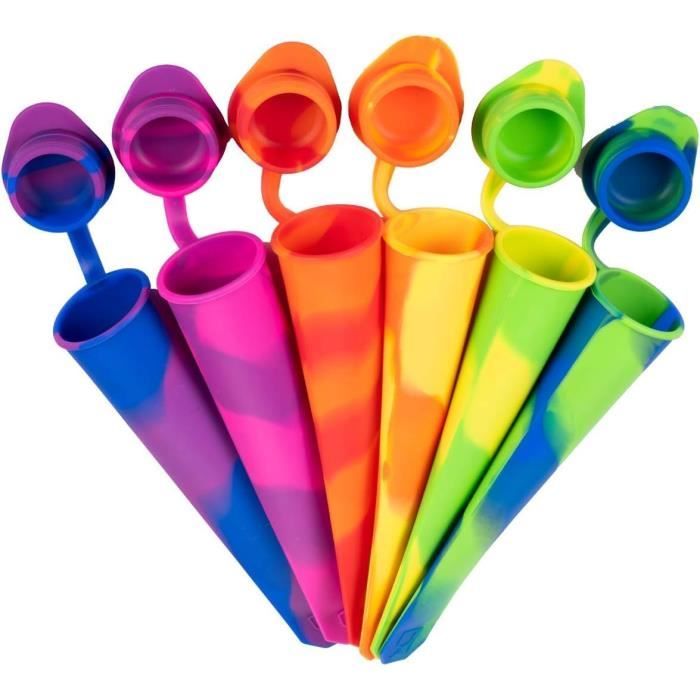 Moules à Glace Colorés Pour Enfants - Mini Moules à Suçons Glacés, Matière PP Sans BPA, Idéal Pour Jus Et Yaourts - 5