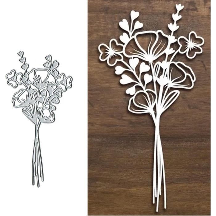 Matrice De Découpe Métal Motif Moto - Pour Scrapbooking, Cartes, Gaufrage - Environ 13,5x8 Cm - Loisirs Créatifs - 2