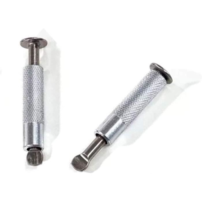 5 Pitons Escamotables Inox Pour Bâche Piscine – Ancrage Rétractable 16x65 Mm Robuste