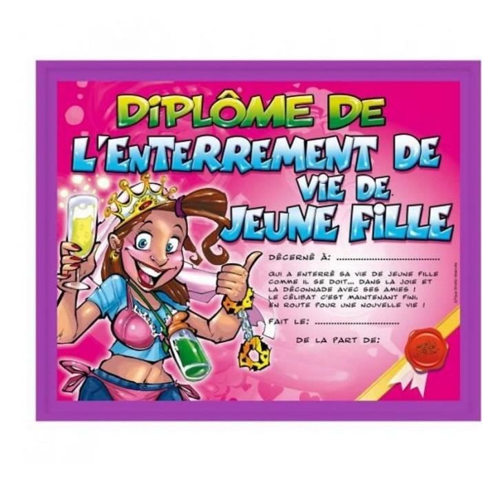 Decoration De Fete Murale Diplome Enterrement Vie De Jeune Fille Stc Cdiscount Maison