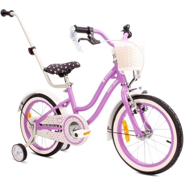 sun baby Heart Bike Vélo pour filles Violet 16\