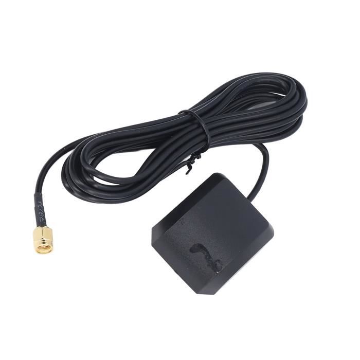 Antenne GPS Active 3m Avec Connecteur SMA - Base Magnétique étanche - Pour Voiture, Bateau, Tracker GPS, IoT