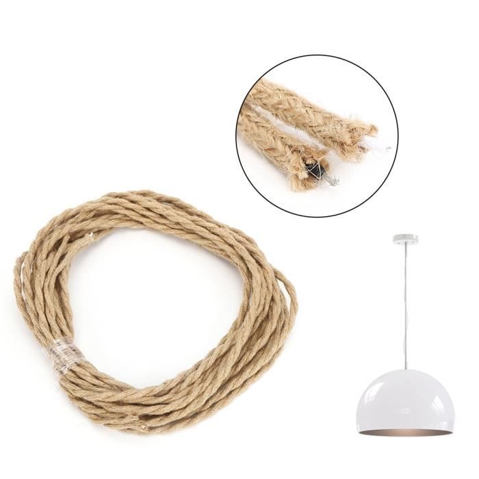 Corde Tressée Chanvre 20mm Pour Suspension Lampe Ou D Coration 348168 Corde Tressée Chanvre 20mm Pour Suspension Lampe Ou D Coration 348168