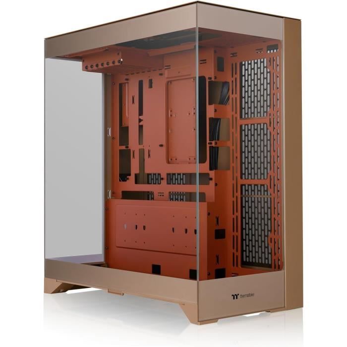 Boîtier – THERMALTAKE – CTE E550 TG – Gravel Sand – Triple Panneaux en Verre – Connecteurs Cachés