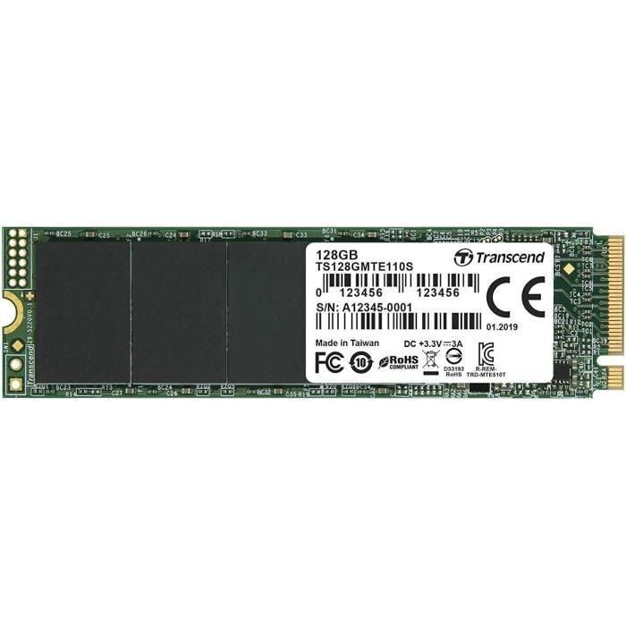 SSD Interne 128 Go SATA III 2.5" - Disque Dur Solide Jusqu'à 545 Mo/s Pour PC Portable Et Bureau