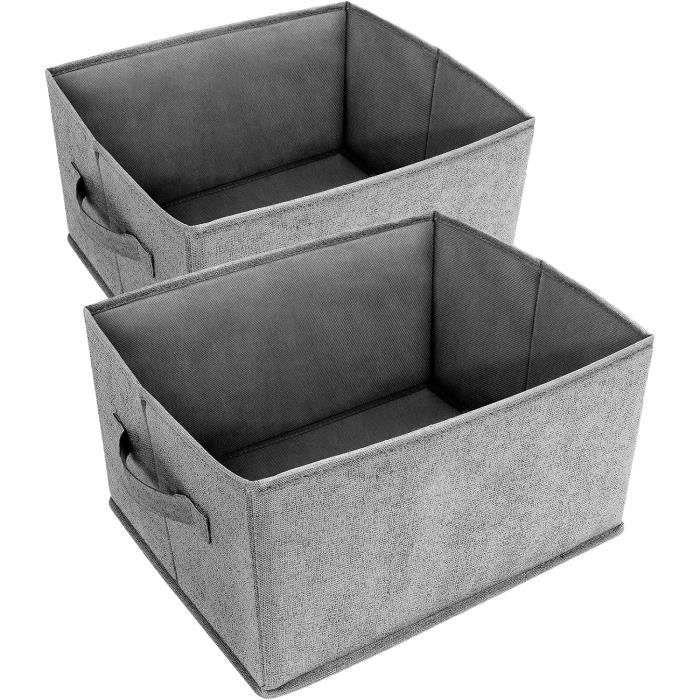 Boite Rangement Vetement,2 Pièces Boite Rangement Tissu Extra Large