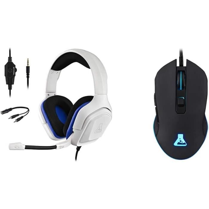 Casque Gaming sans Fil PHOINIKAS,Wireless Casque de Jeu, pour PS4/PS5