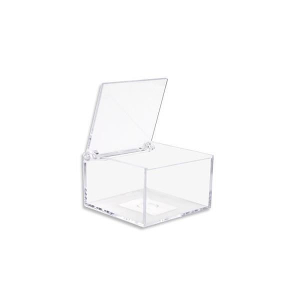 20 PEZZI Scatola pvc trasparente 10X10X12 cm portaconfetti
