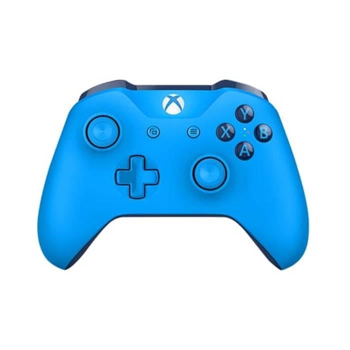 Manette Xbox One S Bleue Compatible Pc Cdiscount Jeux Video