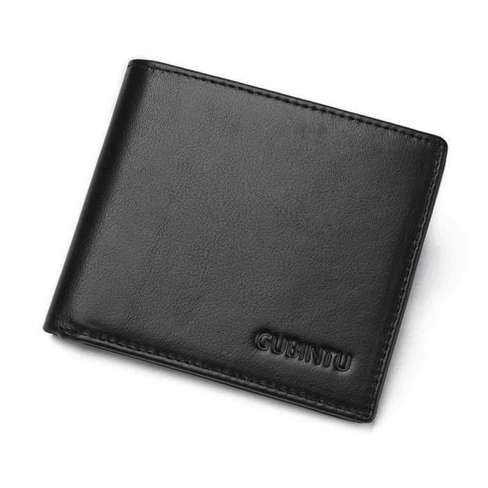 Nouveau Portefeuille Bifold En Cuir Vert Pour Homme Protégé RFID Cadeau
