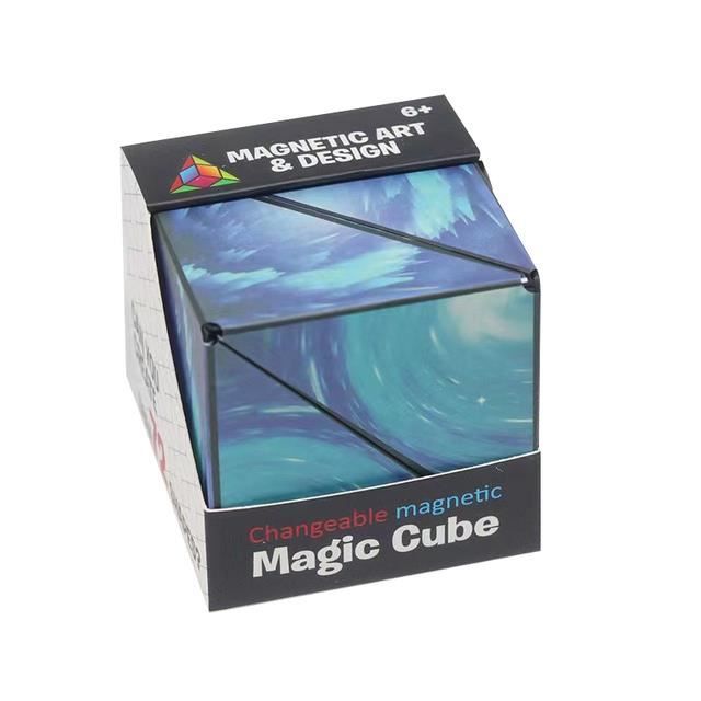 Cube Magnétique 3D - Jeu éducatif créatif en ABS alimentaire | Maroc – Eveil Montessori