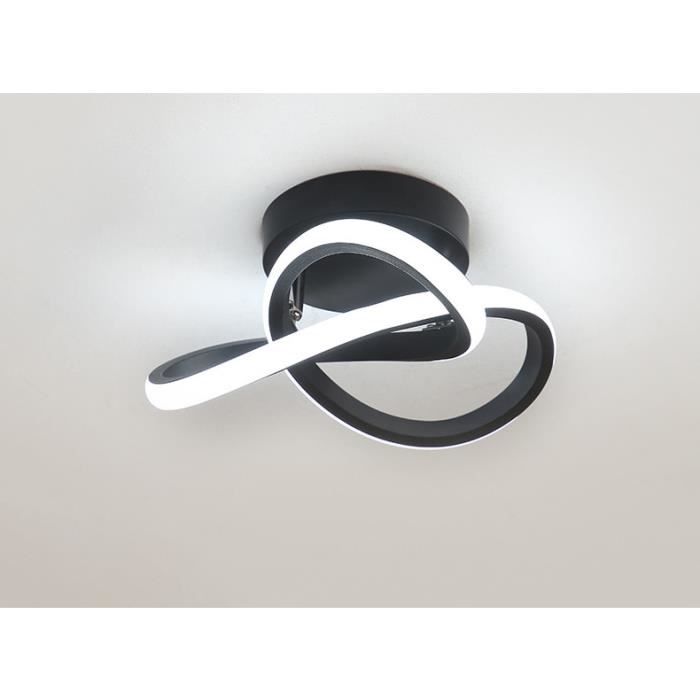 PLAFONNIER,Black-Warm white No Remote--Led au design moderne lumières ...