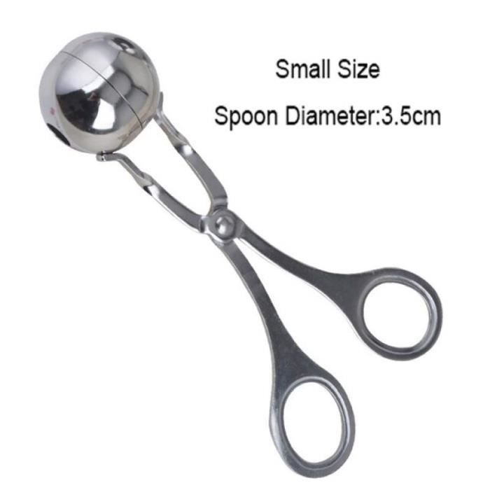 Cuillère à Falafel Et Boulettes Inox 304 - Non Adhésive - Facile à Nettoyer - Parfaite Pour Cuisine Maison