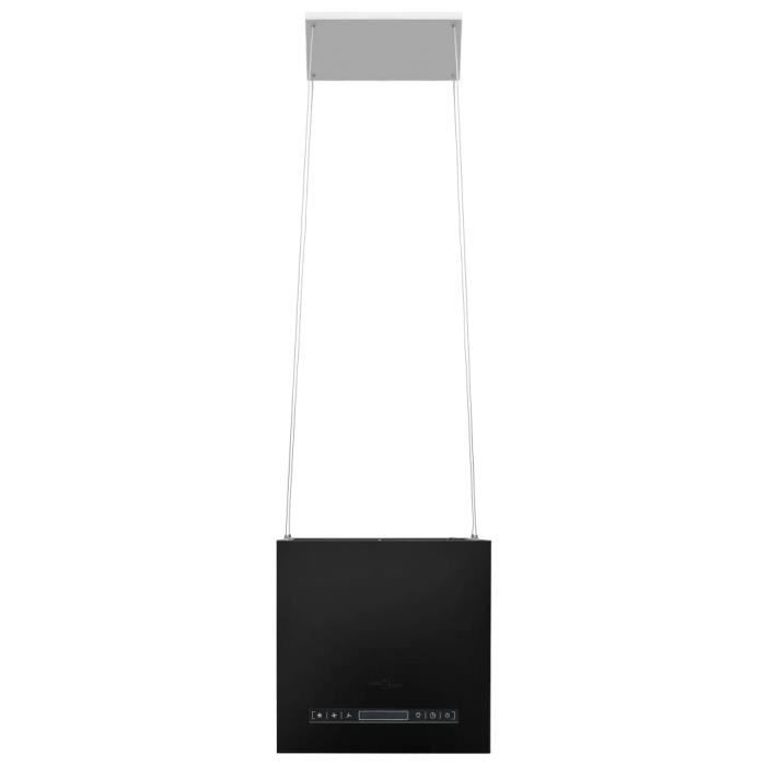 Hotte suspendue - ZERODIS - RE388 - 37 cm - Acier enduit de poudre - Écran LCD tactile