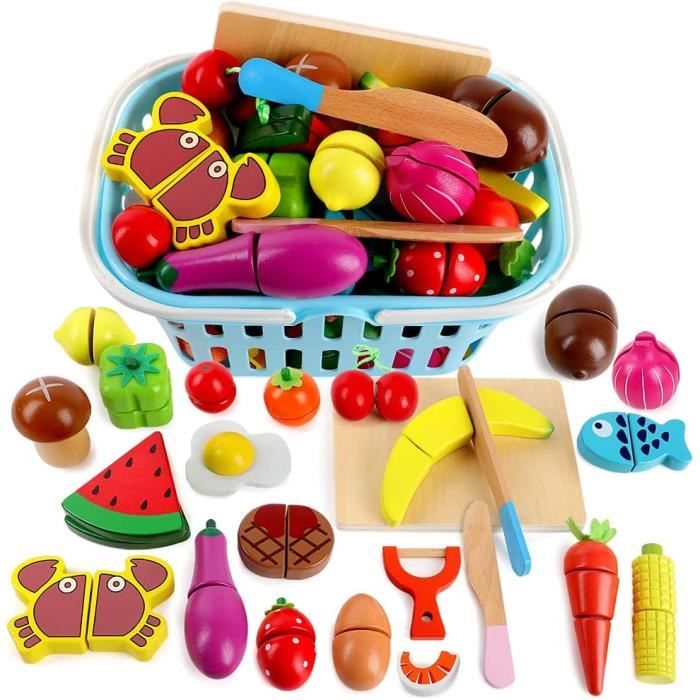 Cuisine pour enfants en bois - SPIELWERK - Junior Chef - Réglable en  hauteur - Set de 38 accessoires - Cdiscount Jeux - Jouets