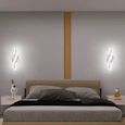 DELAVEEK Applique Murale Intérieur LED 22W Lampe de Murale Simplicité Modern Lustre Blanc Froid Applique  pour Salon Chambre-1
