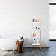 Relaxdays Etagere En Echelle Pliable En Bambou Plantes Livres