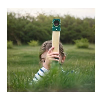 Périscope Hape En Bambou – Pour Enfants Dès 5 Ans – Matériaux Durables – Observation Nature Et Jeux D’espionnage