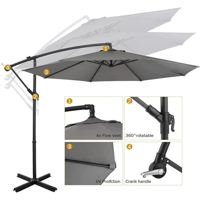 HOMEDEMO Parasol de Plage Inclinable avec Revêtement Argenté, UV50 , avec Pieds de Parasol de Plage à hélice à Visser & Housse de Protection, pour Terrasse, Piscine, Marché, 180cm, Bleu profond HOMEDEMO Parasol de Plage Inclinable avec Revêtement Argenté, UV50 , avec Pieds de Parasol de Plage à hélice à Visser & Housse de Protection, pour Terrasse, Piscine, Marché, 180cm, Bleu profond
