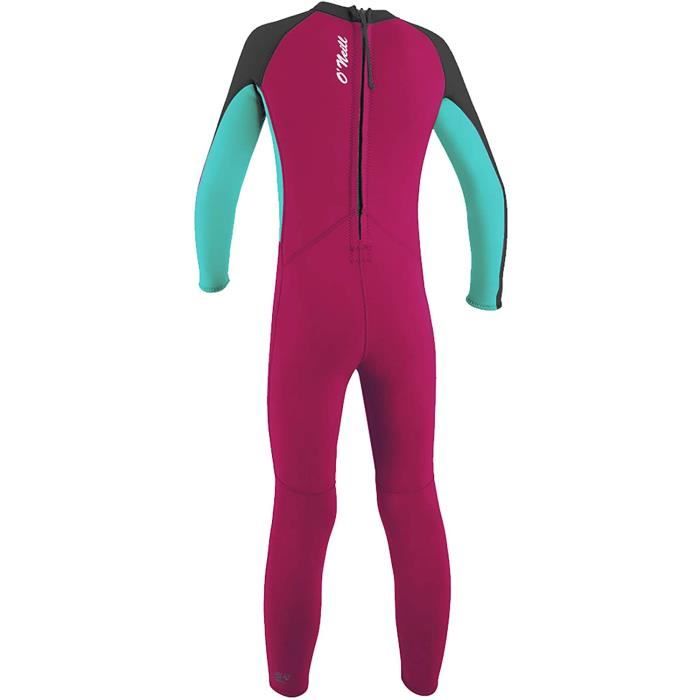 Combinaison De Plongée Toddler Reactor II Back Zip O’Neill – 2mm – Protection UV Et Confort Pour Enfant