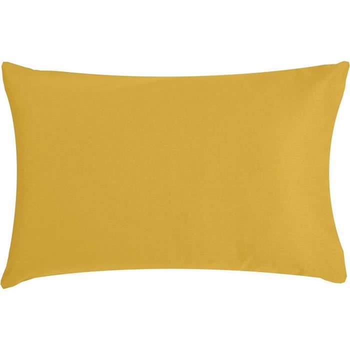 Lot De 2 Taies D'Oreiller Bébé 35x40 Cm Rouge Rouille - 100% Coton Bio - P'tit Basile Pour Oreiller 30x40 Ou 35x40 Cm