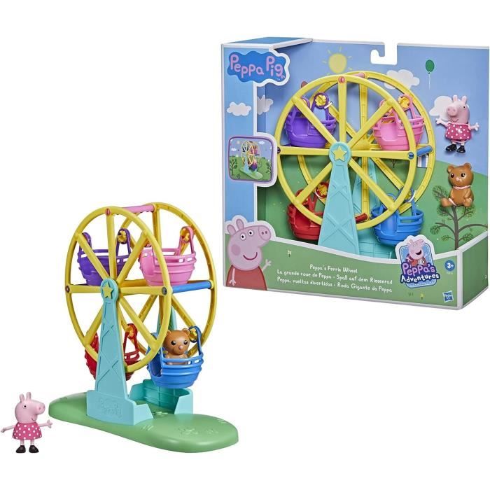 Jouet préscolaire - PEPPA PIG - La grande roue de Peppa - Figurine,  Nounours et Grande roue - dès 3 ans