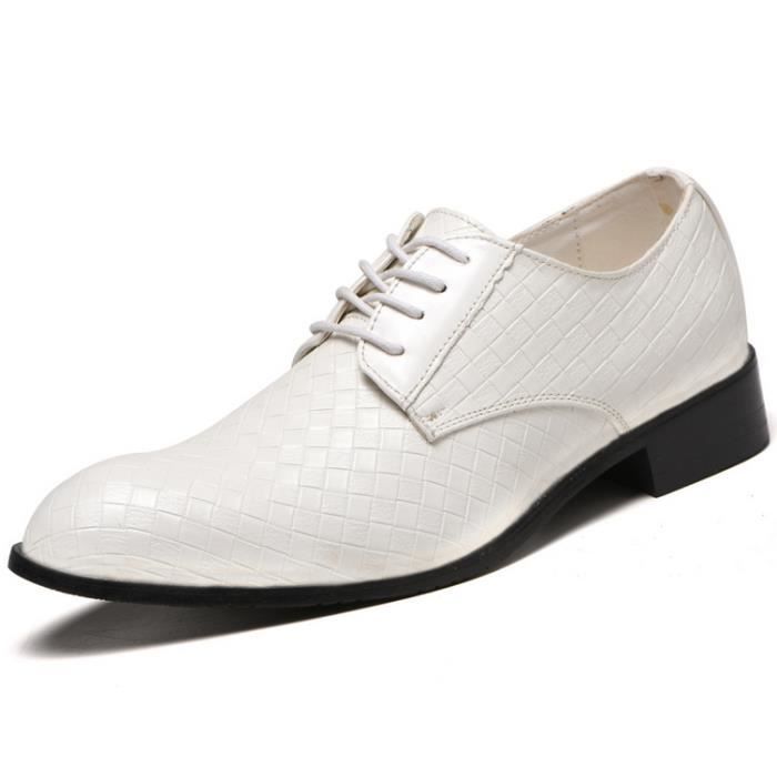 Mocassins Homme Classiques - Cuir PU - Plateforme 3cm - Taille 38-48 - Mariage/Bureau