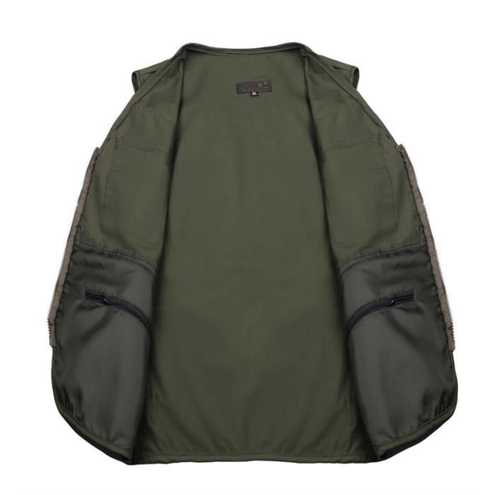 Gilet De Pêche Columbia Cool Creek - Taille XL Homme, Multi-poches, Maille
