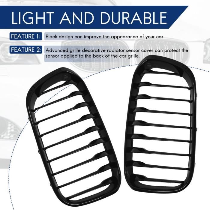  Foto zu Grille de Capot -Grilles Cadre de Grille une Rebord une Seule Lame 