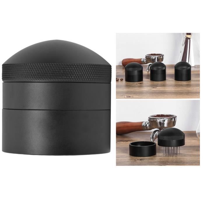 Distributeur Café 54mm Noisetier - Outil Barista Hauteur Réglable Pour Porte-Filtre
