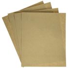Papier De Verre Grain Moyen 120 - 4 Feuilles 230x280mm Pour Ponçage à La Main Ou Ponceuse