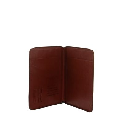 Porte-documents Conférencier En Cuir Arthur & Aston - Modèle 42544 J, Châtaigne/Orange, 33x25x2 Cm, Neuf Avec étiquettes