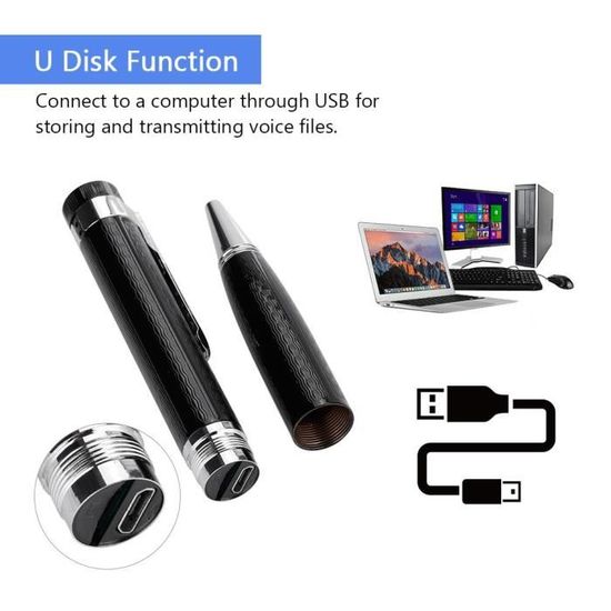 Dictaphone Intelligent Olycism Avec IA - 64 Go, Transcription Illimitée En 81 Langues, Réduction De Bruit, 29g