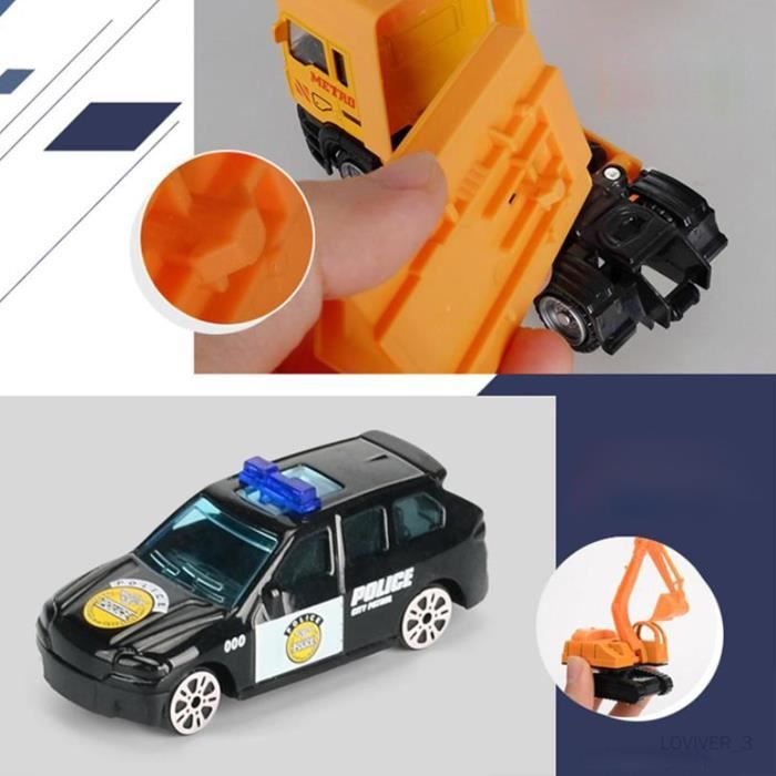 Friction powered top toy cars