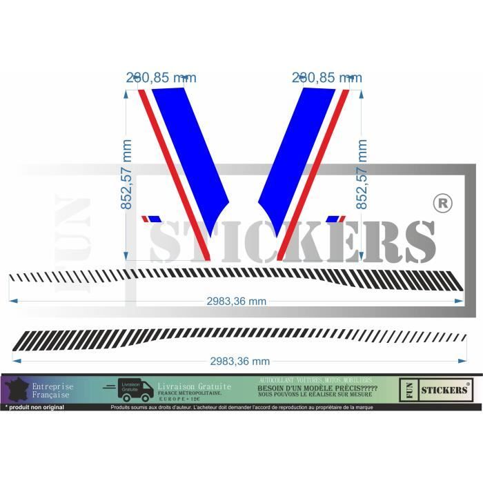 2 Autocollants Décoratifs Pour Pilier Central Renault Twingo – Effet Crâne, Résistants à L'eau Et Aux UV – Installation Facile, Retrait Sans Trace - 9