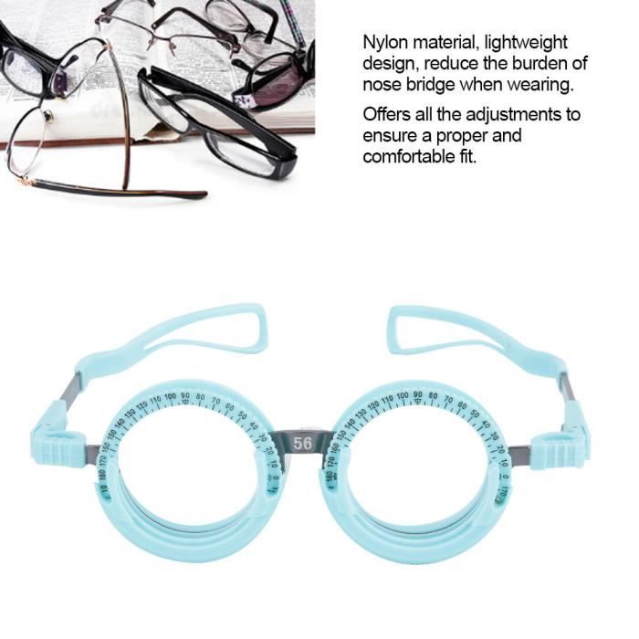 ZJCHAO monture d optom trie de lunettes ajustable Lunettes de vue ajustables professionnelles Optom trie Cadre de test optique
