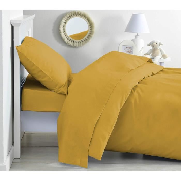 Taie D'Oreiller Bébé 100% Coton - Fermeture Enveloppe - Lavable En Machine - Motifs Mignons