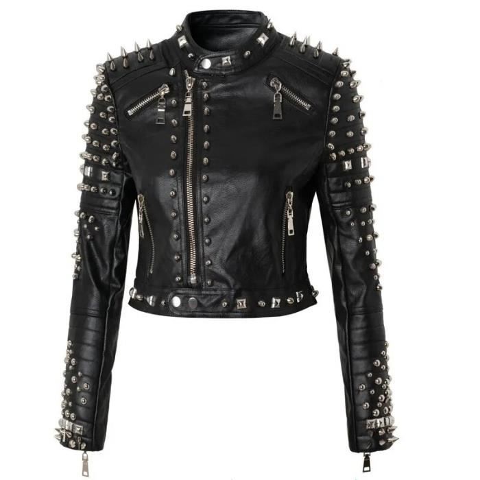 Veste femme rock deals
