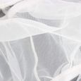 Couverture de Cage à oiseaux - MINIFINKER - Maille en nylon - Blanc - Empêche les débris de tomber-3
