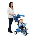 Tricycle évolutif SMOBY Baby Balade - Roues silencieuses - Bleu-3