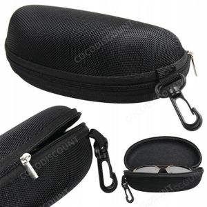 WONAVEHY Lot De 4 Étuis à Lunettes Rigides Unisexes - Protection Anti-Écrasement Avec Mousqueton Pour Homme Et Femme