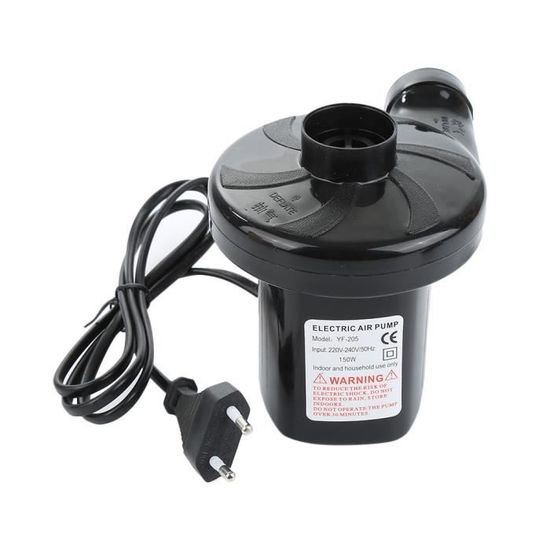 Pompe à Air électrique 240V - Gonfleur/Déflateur Pour Lit, Piscine, Camping - Prise UK