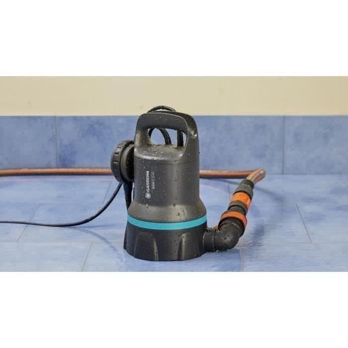Gardena Pompe submersible à eau claire 9000 (300 W, débit max