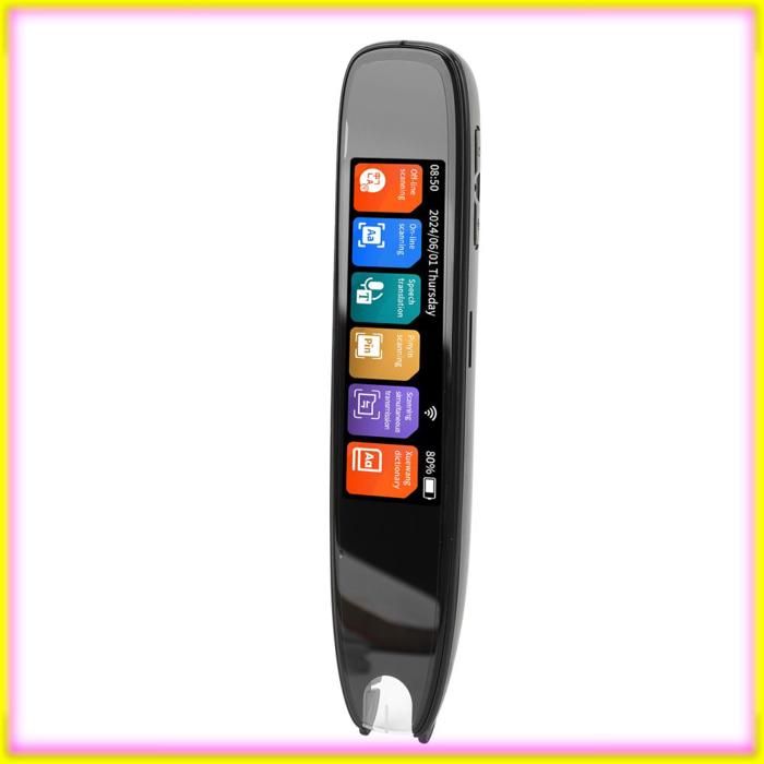 Stylo Lecteur Numérique OCR WingFly - Traduction Photo Et Vocale, Scanner Texte, Pour Dyslexie, Étudiants - 142 Langues, Écran 9,4 Cm